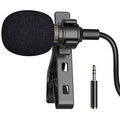 16-Foot Lavalier Lapel Microphone – Omnidirectional Condenser Mic for iPhone & Camera