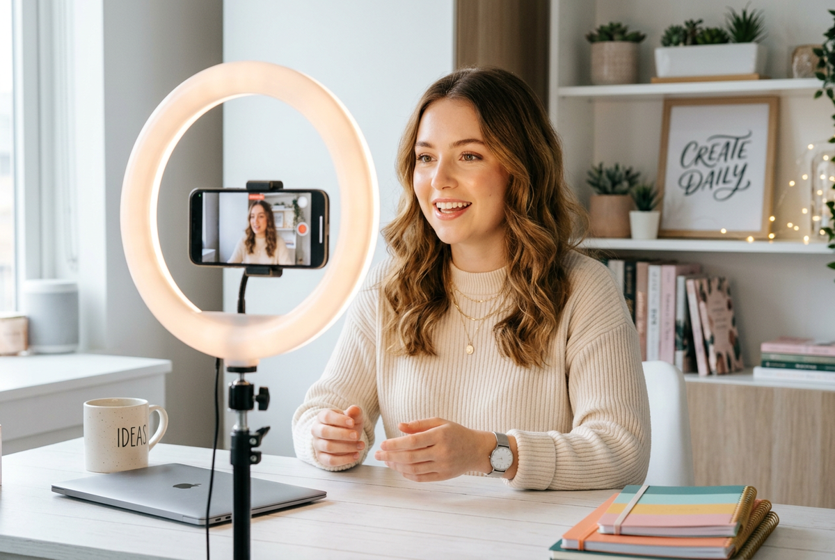 Creator with Ring Light