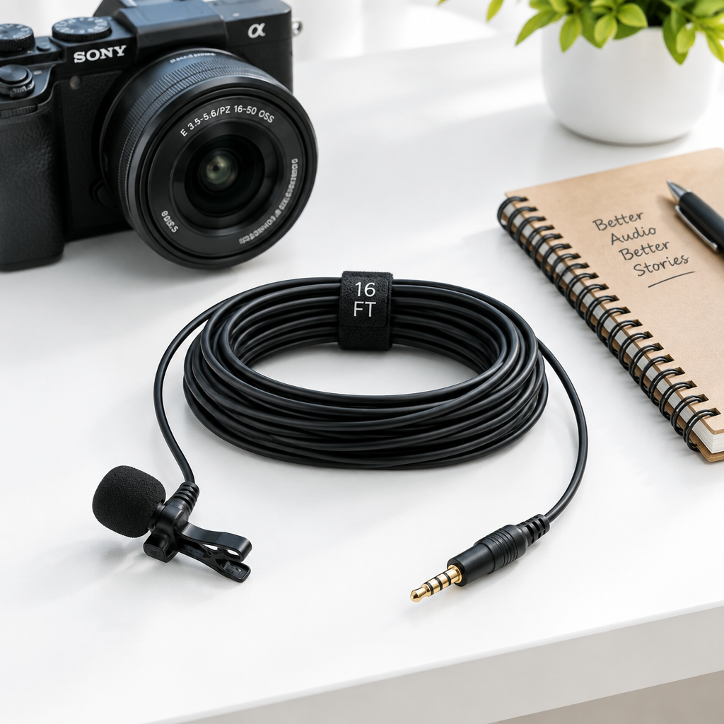Lavalier mic product shot