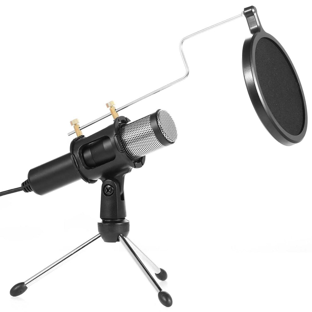 Professional Condenser Studio Microphone – Plug & Play USB